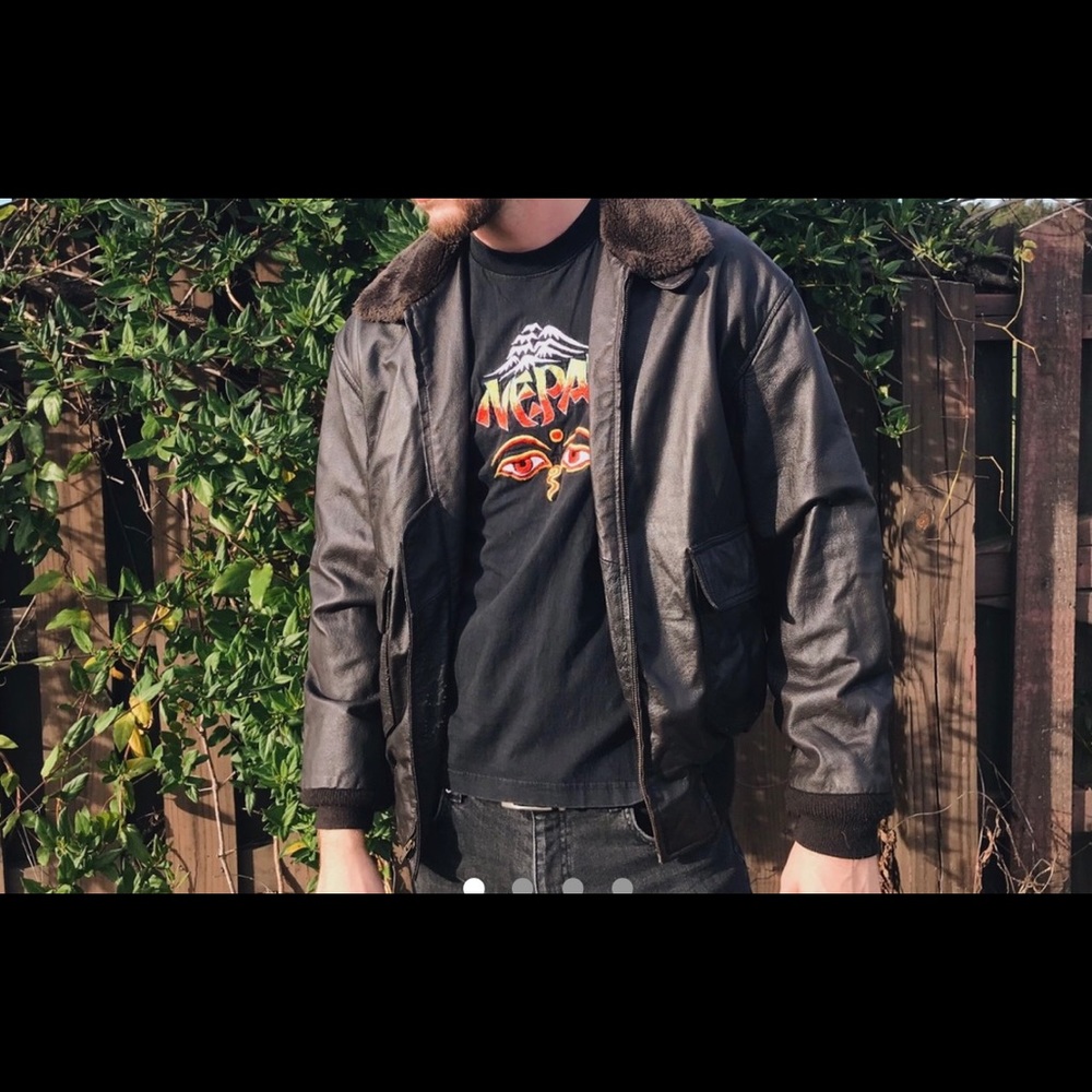 Aviator Leather Jacket